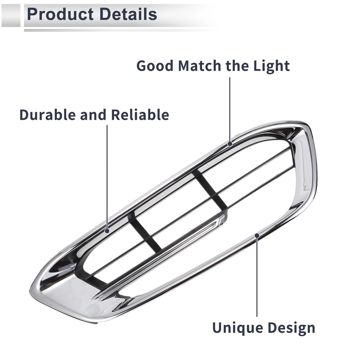 Front Right Fog Light Grill for Ford Taurus (2015-2018)