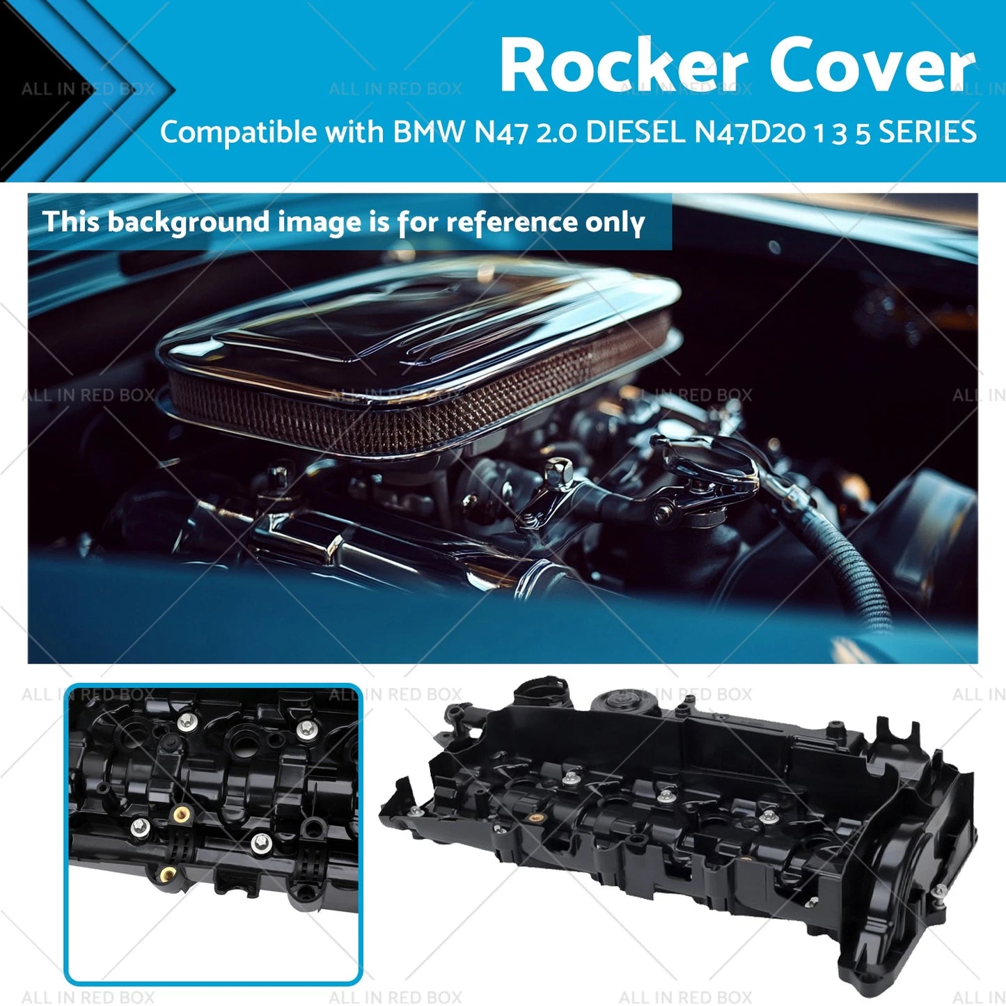 Rocker Cover for BMW 1 3 5 Series N47 2.0 Diesel (2007-2015)