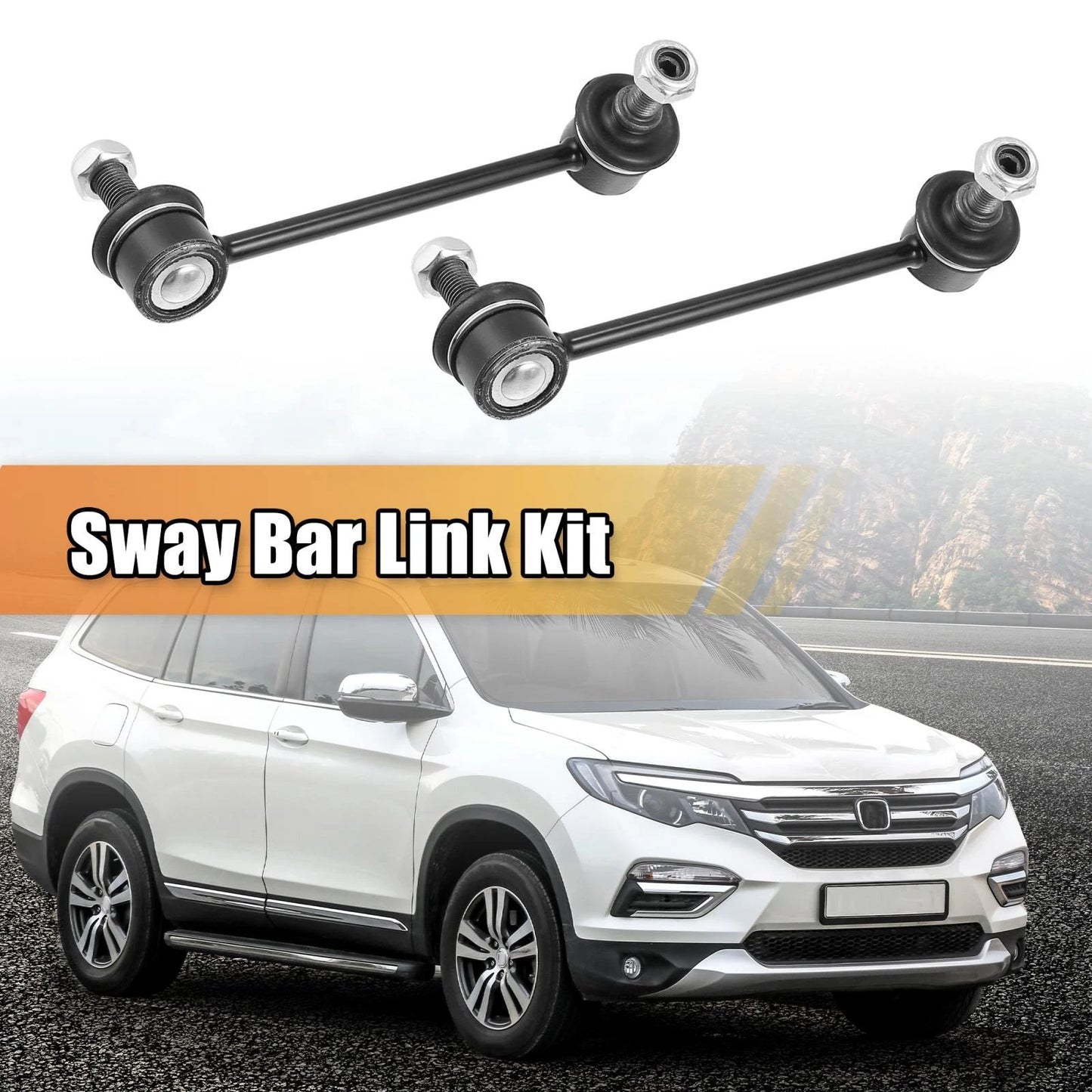 2 x Rear Sway Bar Links Stabilizer Kit for Honda Pilot (2003-2008)