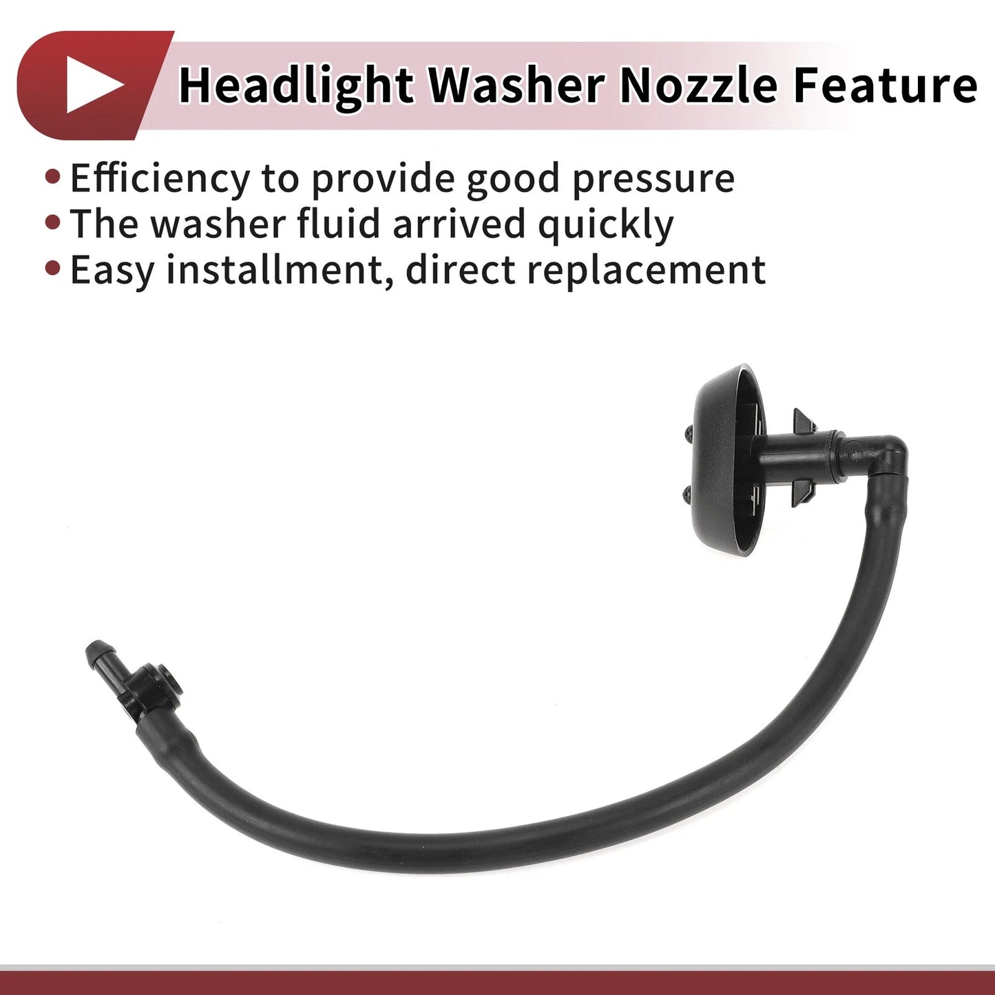 Driver Side Headlight Washer Nozzle for Land Rover LR4 (2010-2013)