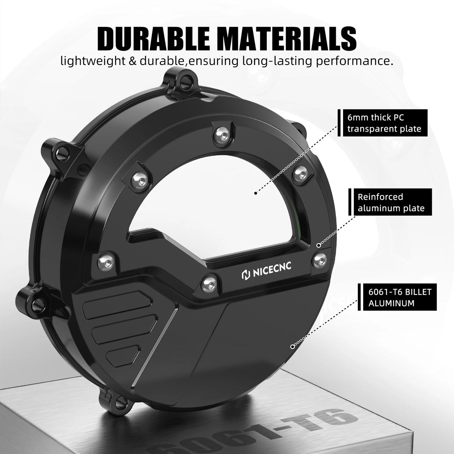 Clutch Derby Cover for KTM 950 Adventure, 950 Adventure S, 950 Duke (2003-2016)