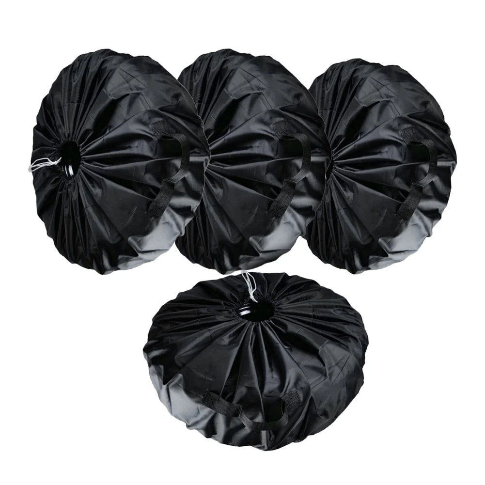 Tote Car Spare Tire Storage Cover for Various Models (Fits 4 x Tires)