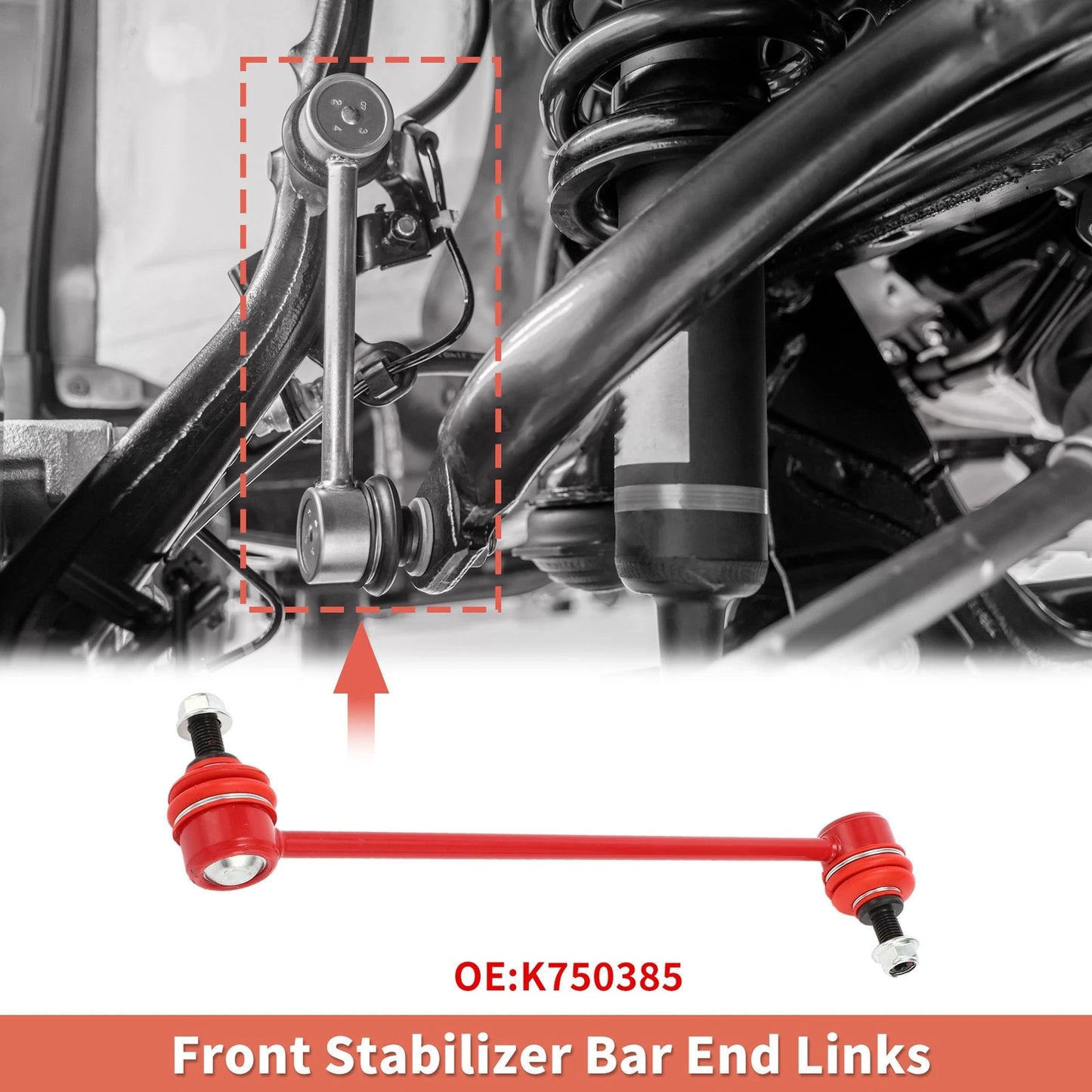 Front Sway Bar Links Stabilizer Kit for Chrysler Sebring