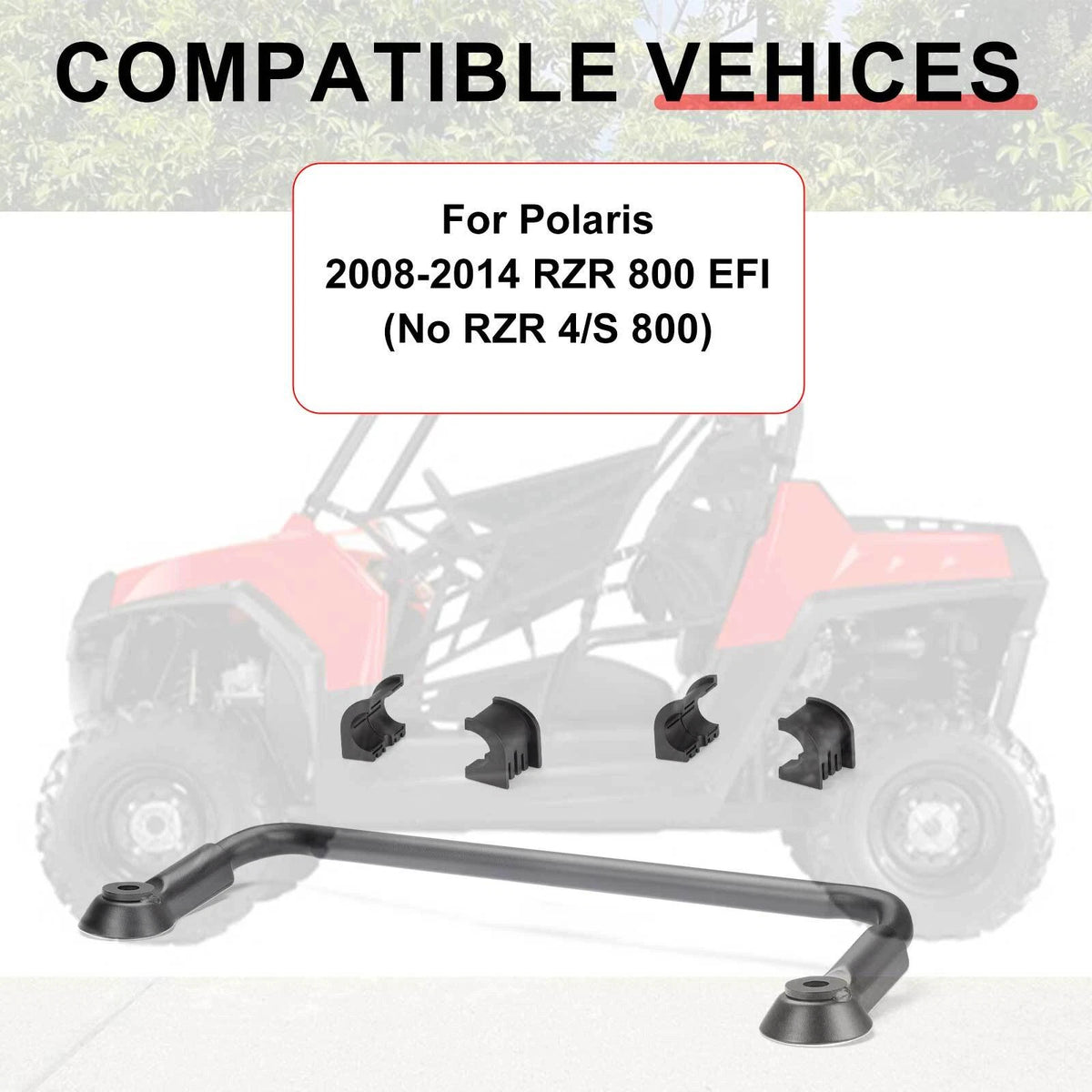 Rear Suspension Stabilizer Sway Bar for Polaris RZR 800 EFI (2008–2014)
