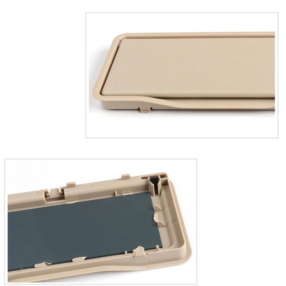 Sun Visor Mirror Frame Cover for Benz W212 E-Class W218 CLS Light Beige