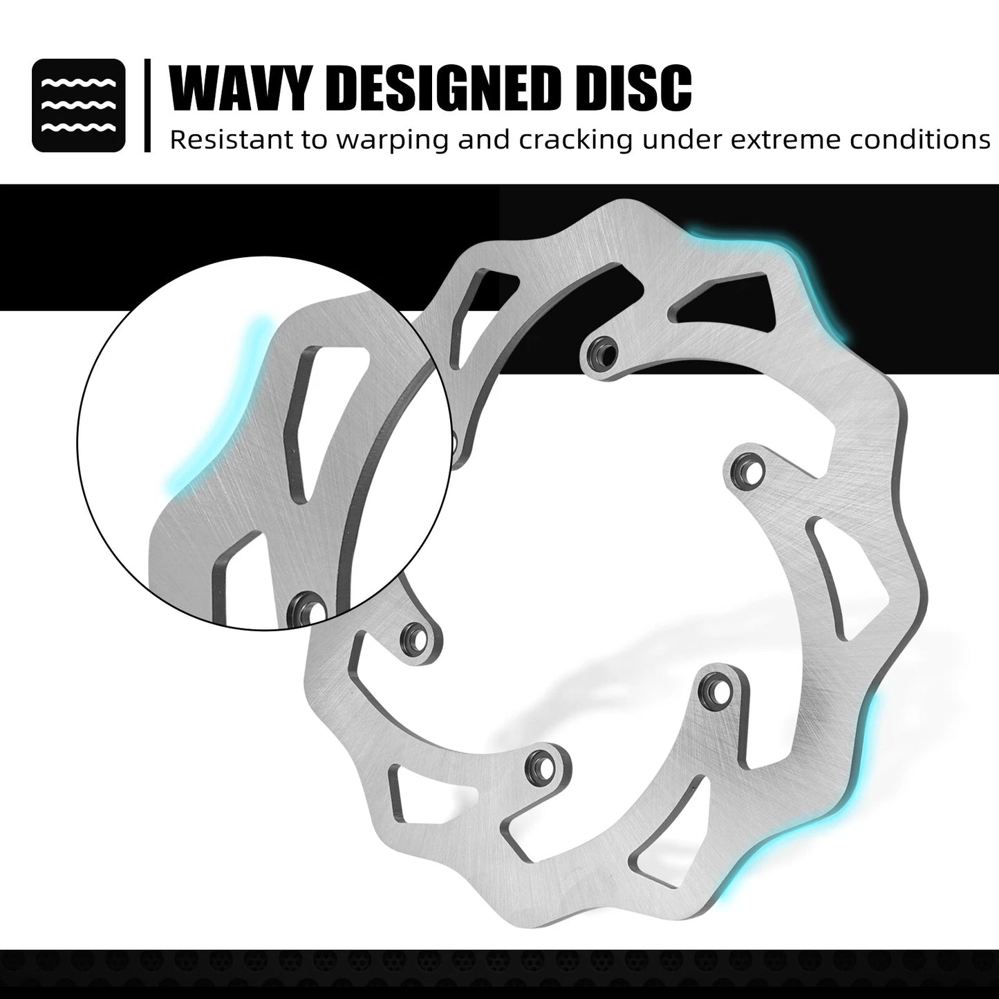 Rear Brake Disc Rotor for KTM 150 300 400 450 500 EXC-F XC XCW XCF-W SX (2022)