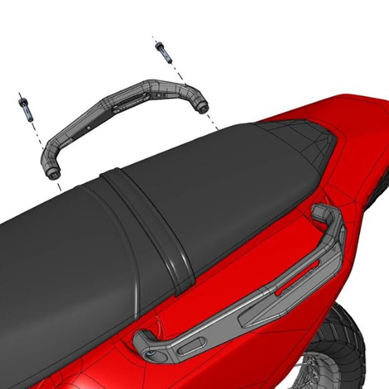 Rear Seat Hand Grab Bar Rail for Yamaha Tenere 700 (2019-2022)