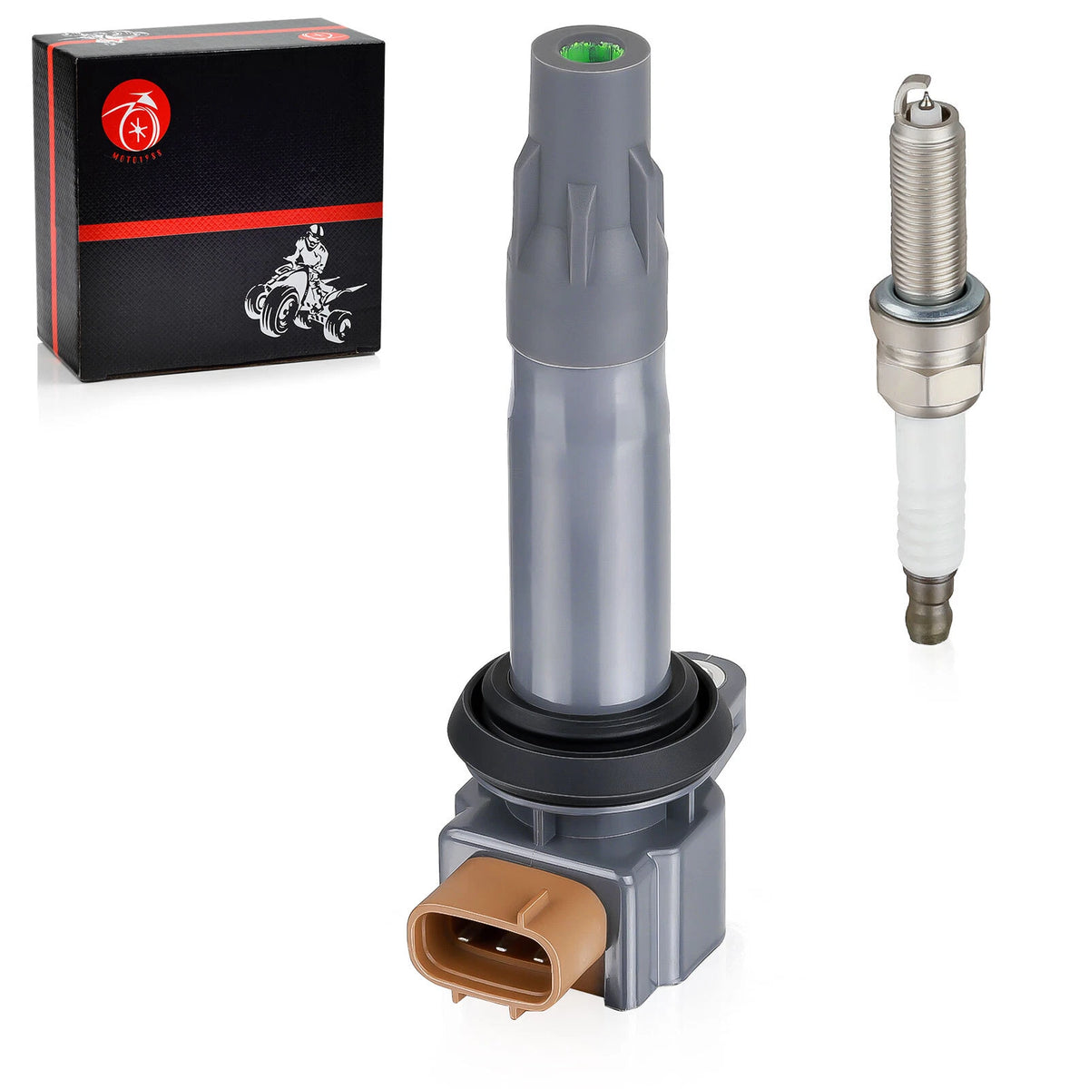 2 x Ignition Coil Spark Plug for Can-Am Maverick X3 Max Turbo RR (2020–2022)