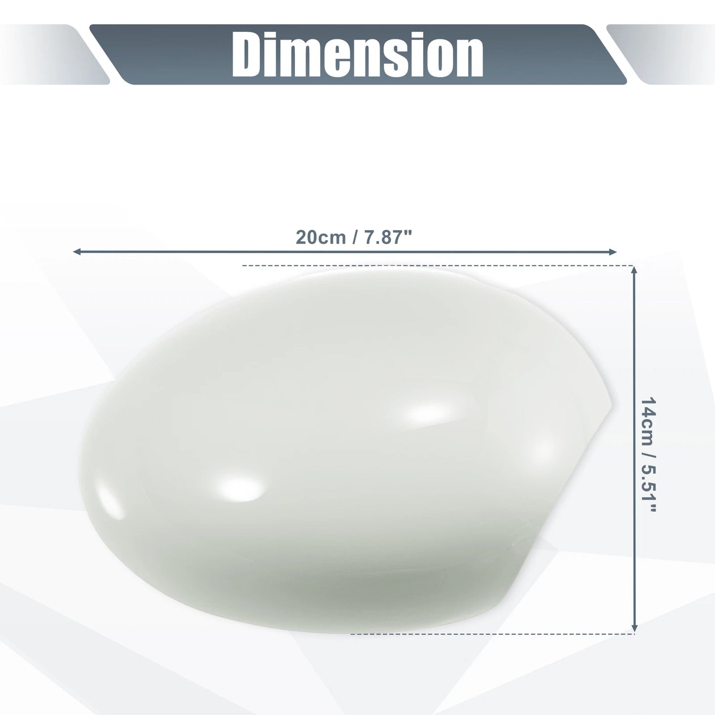 Right Side Mirror Cover White for BMW Mini Clubman R55 R56 (2007-2015)
