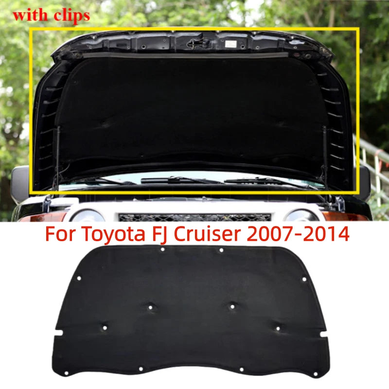 Hood Engine Sound Insulation Pad Heat Shield for Toyota FJ Cruiser (2007–2014)