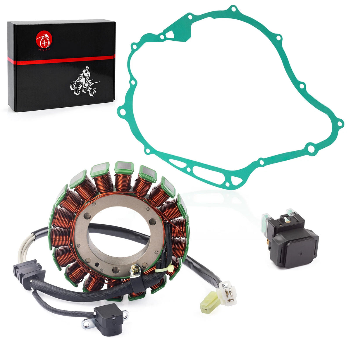 Stator Starter Solenoid Relay for Yamaha Vstar 1100 XVS1100 Custom (2004–2009)