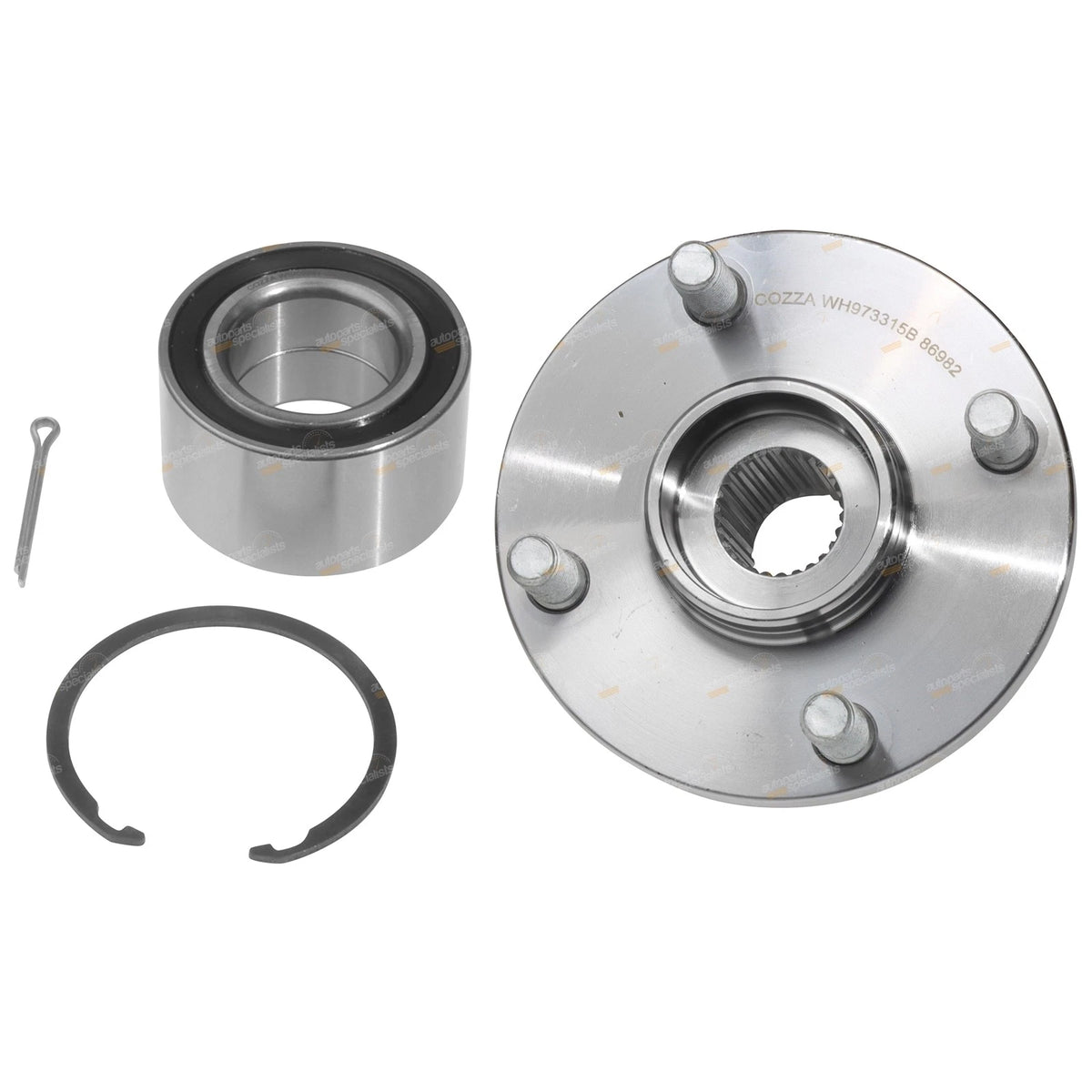 Front Hub & Wheel Bearing Kit for Toyota Corolla ZZE122 (2001–2007)