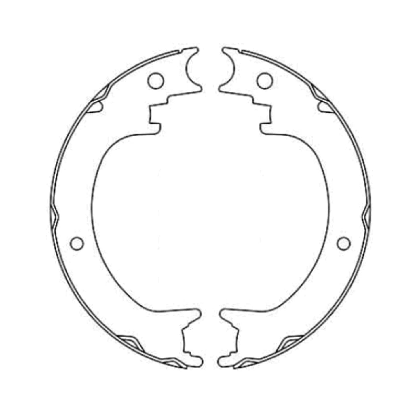 Hand Park Brake Shoe for Toyota Kluger GSU50R GSU55R V6 3.5L (2014-2020)