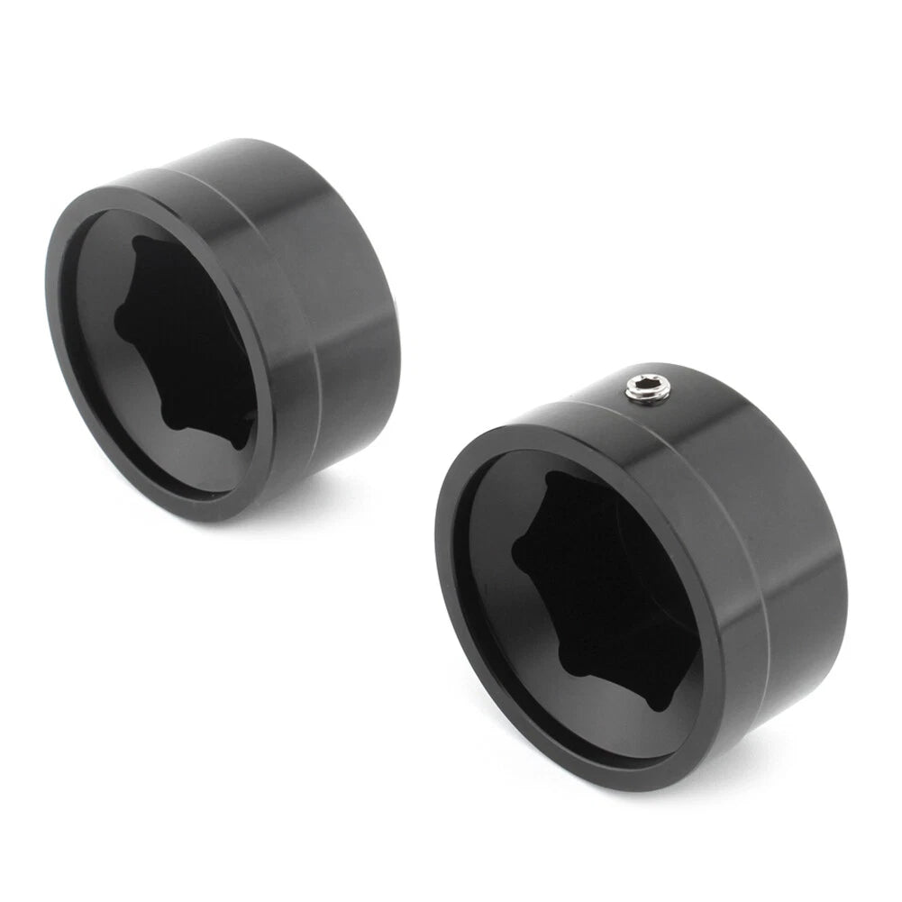 Rear Axle Bolt Nut Cap Cover for Harley Softail (2018-2023) Black/White