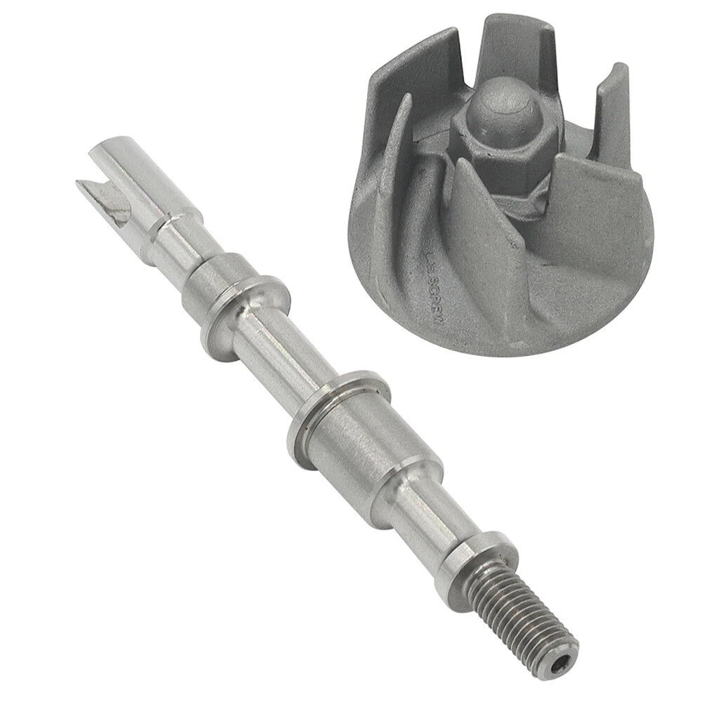 2 x Bronco Water Pump Impeller & Shaft for Kawasaki Brute Force 300 (2012–2025)