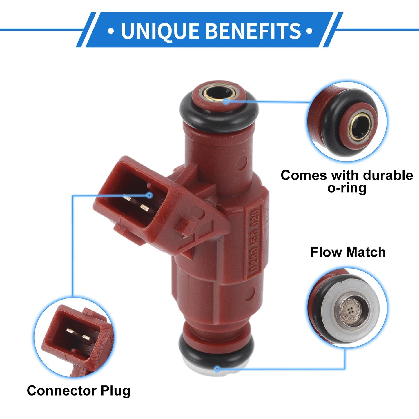 Fuel Injector 1 Pc for Ford Explorer 4.0L (2002-2005)