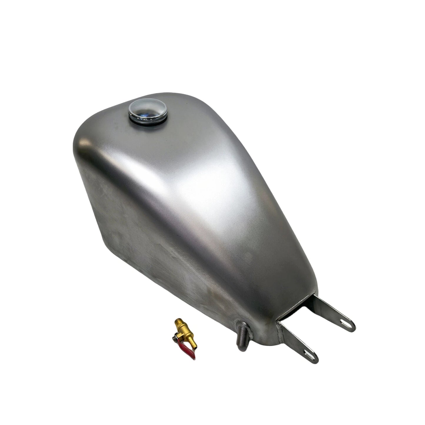 Fuel Tank for Harley Dyna 2 x 2004-2006 Silver Unpainted (2004-2006)