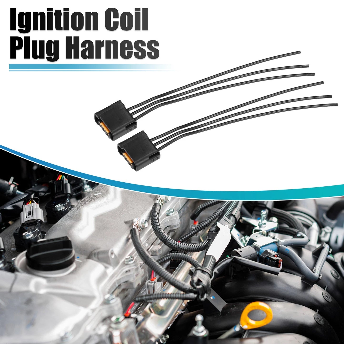 4 x Ignition Coil Connectors for Subaru Impreza, Legacy (2002-2014)