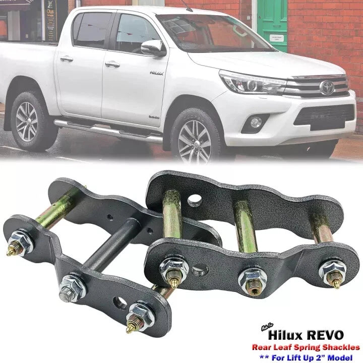 2" Lift Shackles Kit for Toyota Hilux Revo 2.4L 2.8L (2015-2023)