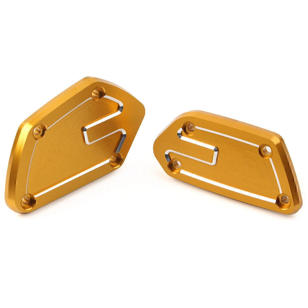 Gold Front Brake & Clutch Reservoir Cap for BMW K1600GT R1200GS R1250R R nineT (2011-2023)