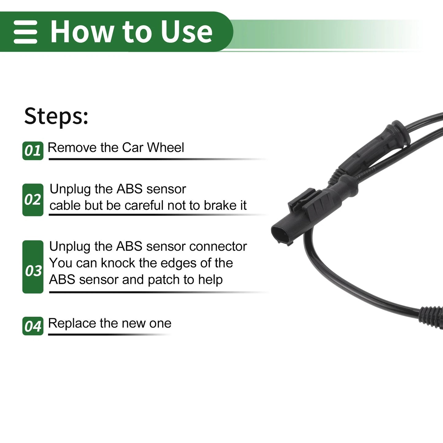 ABS Wheel Speed Sensor for BMW Z4 E89 (2009 - 2015)