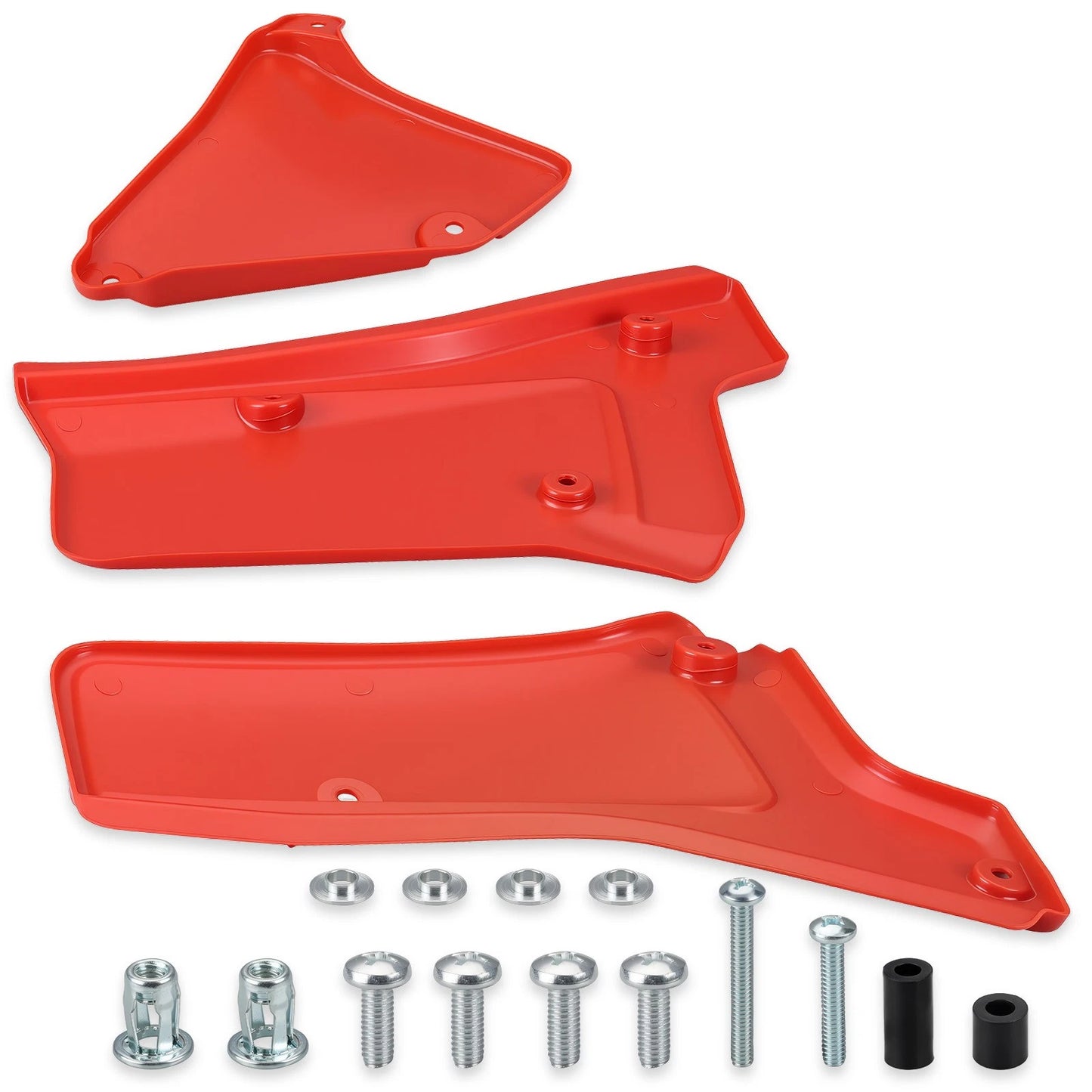 One Set Side Panels Covers Fender Plastic Body Red for Honda XR250R 1984-1985