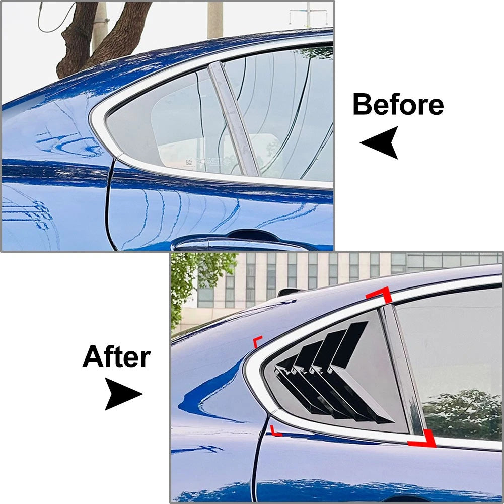 Carbon Fiber Rear Window Louver Cover for Alfa Romeo Giulia (2015-2024)