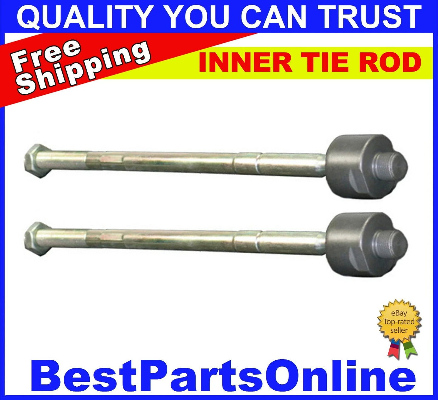 2 x Steering Inner Tie Rod End for Buick Cadillac Chevrolet