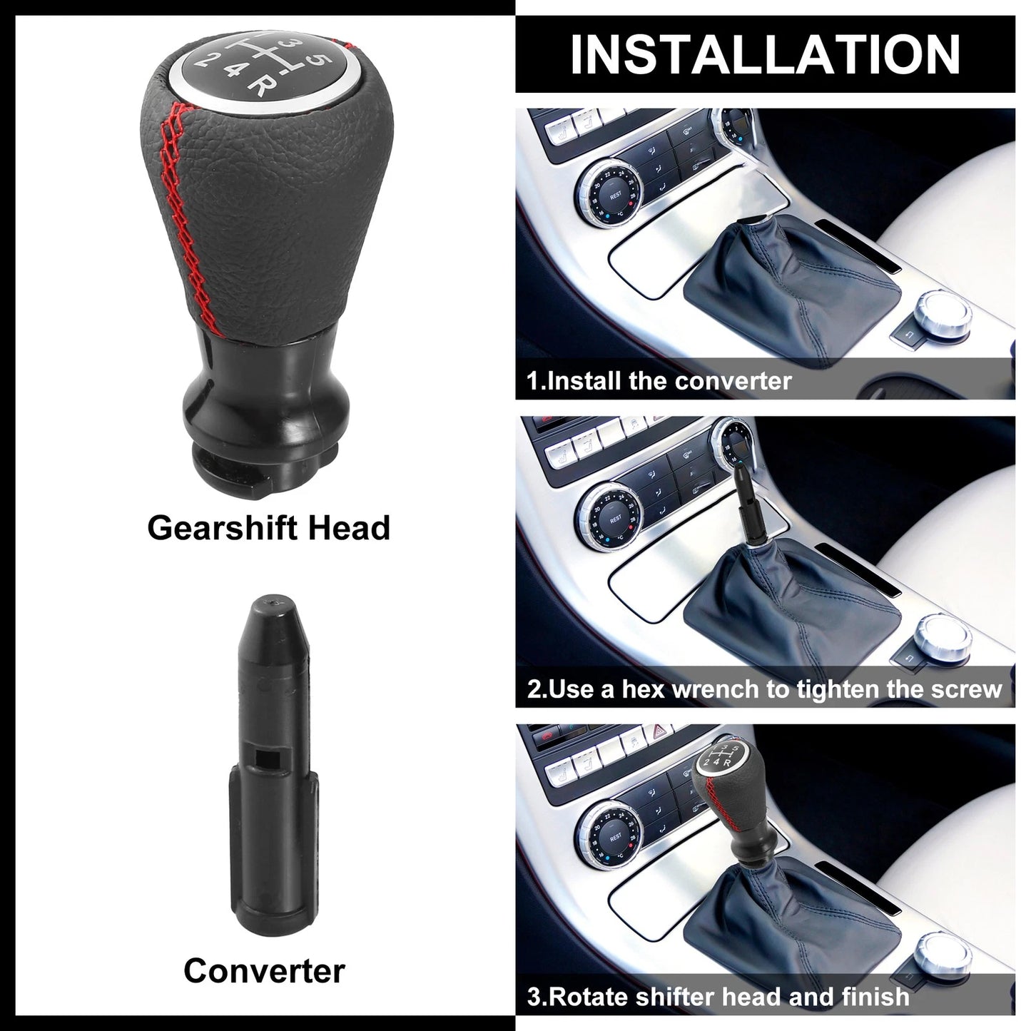 5 Speed Gear Shift Knob for Peugeot 106 107 205 206 (1991-2014)