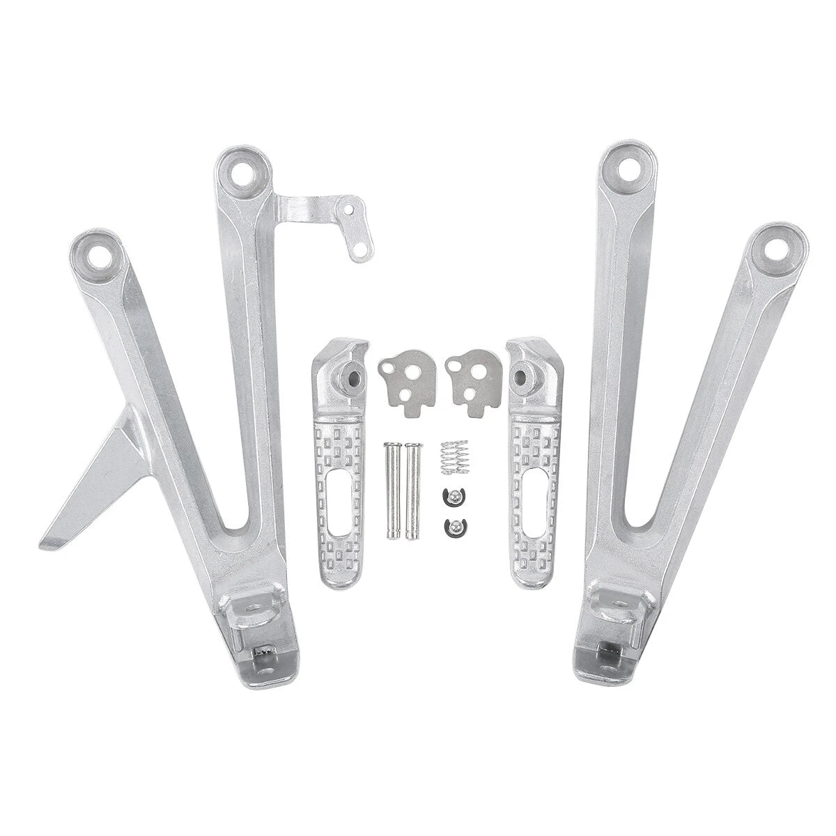 3 x Footrests Footpegs Bracket Set for Honda CBR1000RR (2004 - 2007)