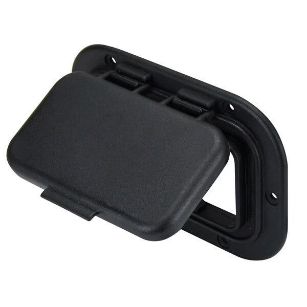 Caravan Air Vent for Camper Trailer/RV/Boat Scupper, Black with Trim