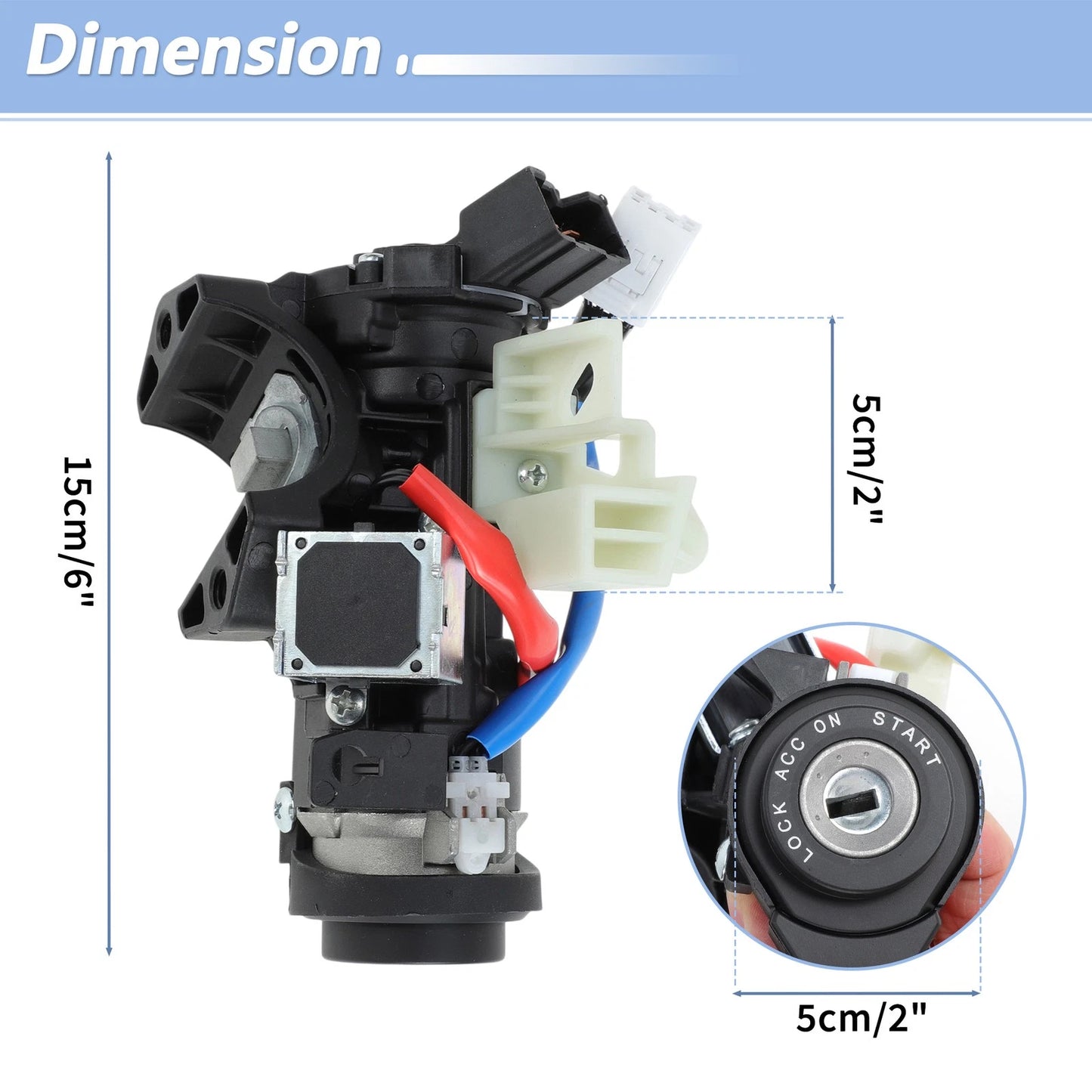 Ignition Lock Cylinder Assembly for Hyundai Sonata (2015-2019)