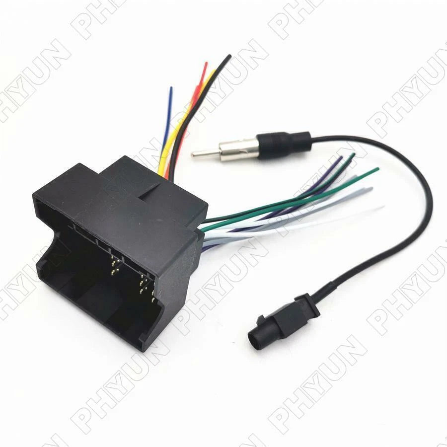 Stereo Power Cable Wiring Harness & Antenna for BMW 3 Series (2006-2013)