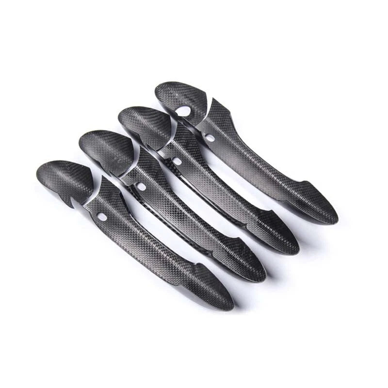 Real Carbon Fiber Door Handle Cover Trim Fit For Maserati Ghibli Quattroporte