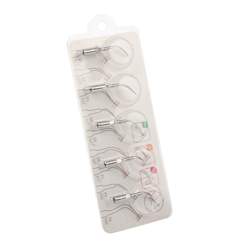 5PC Dental Ultrasonic Scaler Tips G1 G2 G3 G4 G5 for EMS Woodpecker