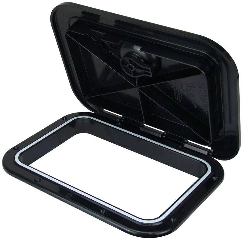 Access Hatch for Caravan Boat Locker Black 375x280 Made in Italy X 2