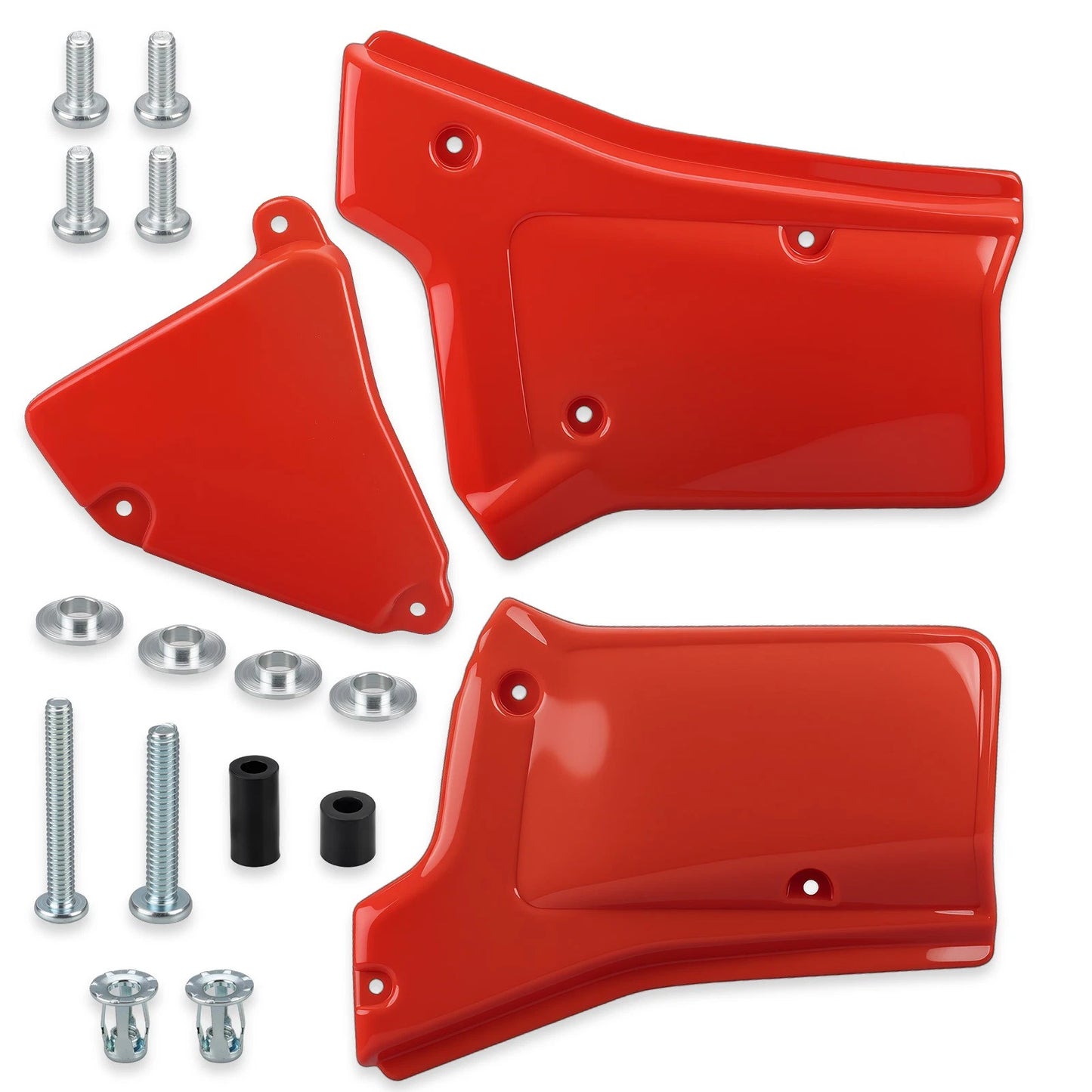 Side Panels Covers Fender Plastic Body for Honda XR200R 1984-2002 Red