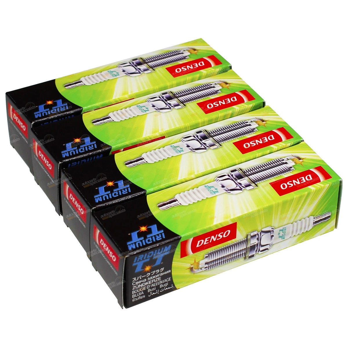 / Set of 4 / Iridium Spark Plugs for Toyota Corolla AE86R (1983–1987)