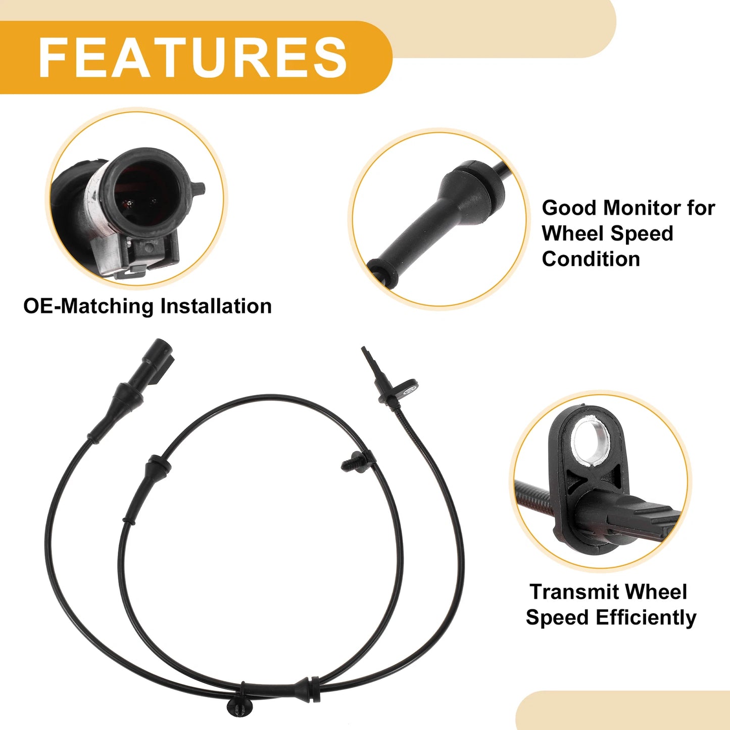 ABS Wheel Speed Sensor for Ford Taurus (2008-2012)