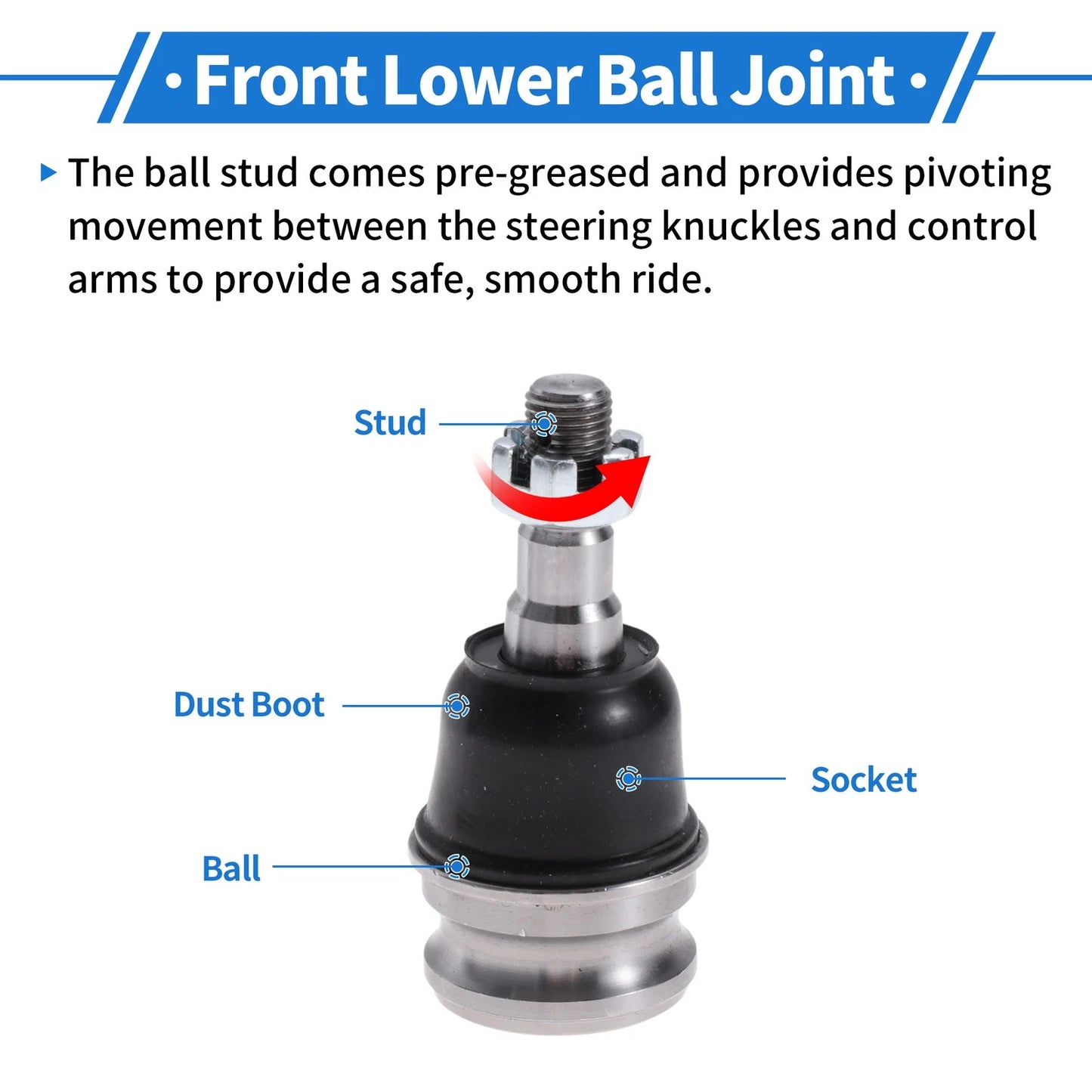 Front Lower Ball Joints for Saab 9-2X (2005-2006)