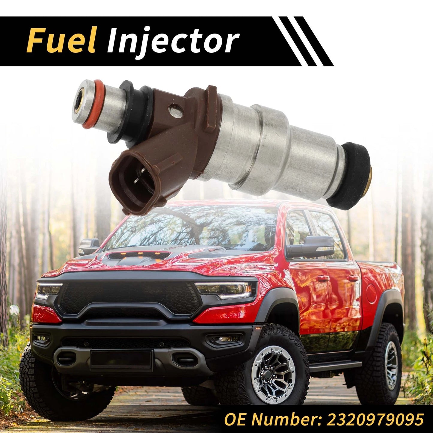 4-Holes Brown Fuel Injector for Toyota Tacoma (1995–2001)