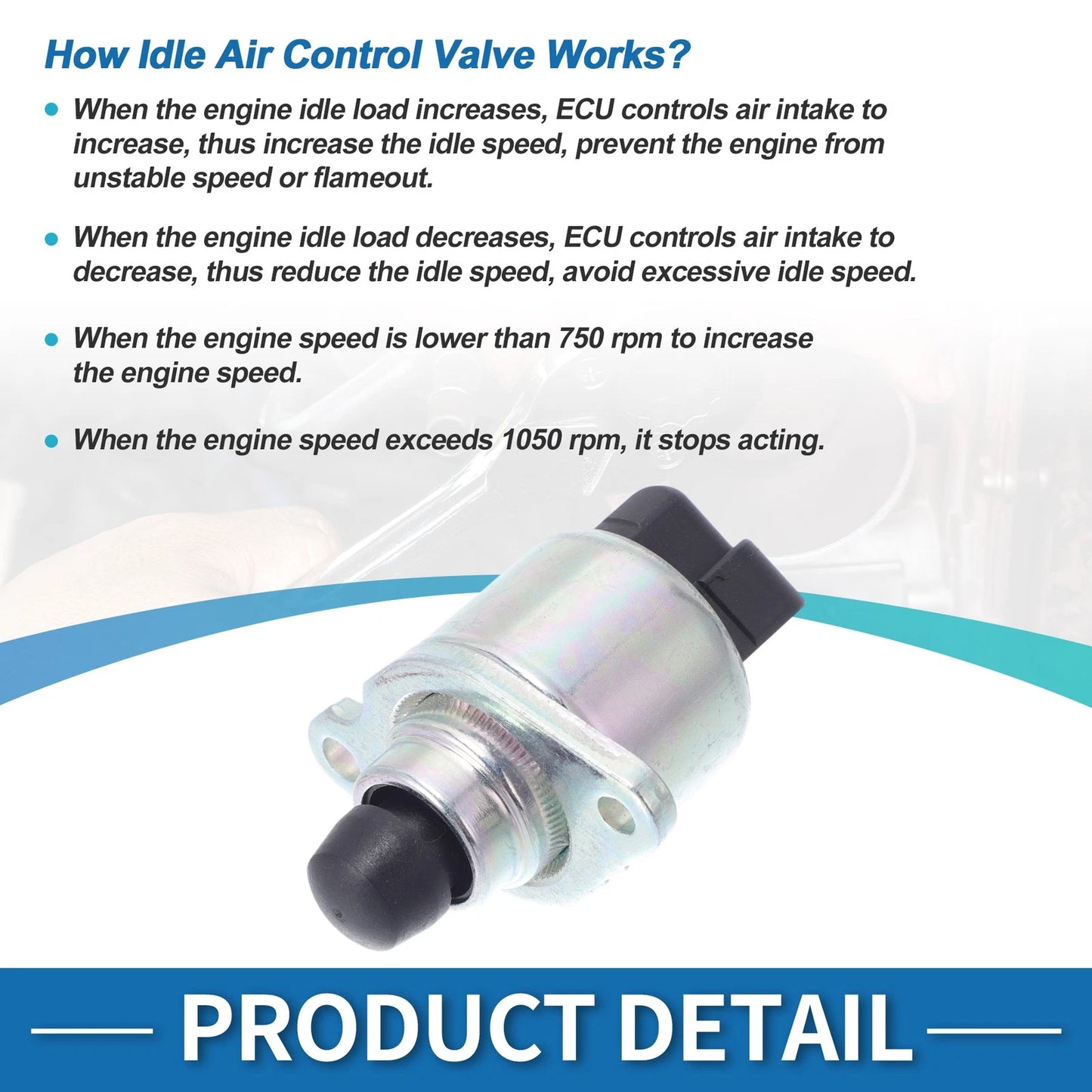 Idle Air Control Valve for Cadillac Escalade (2002)