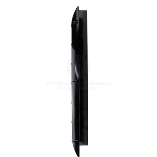 Large 6 Louvre Vent 87mm x 460mm Black ABS for Boat/Caravan/Camper