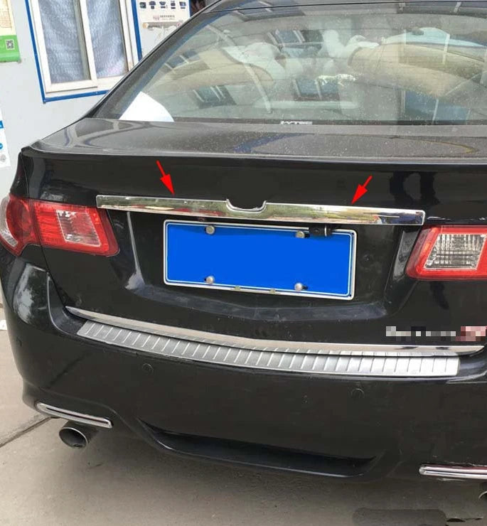 Chrome Rear Trunk Lid Tail Cover Trim for Acura TSX 2009-2014 (2009-2014)