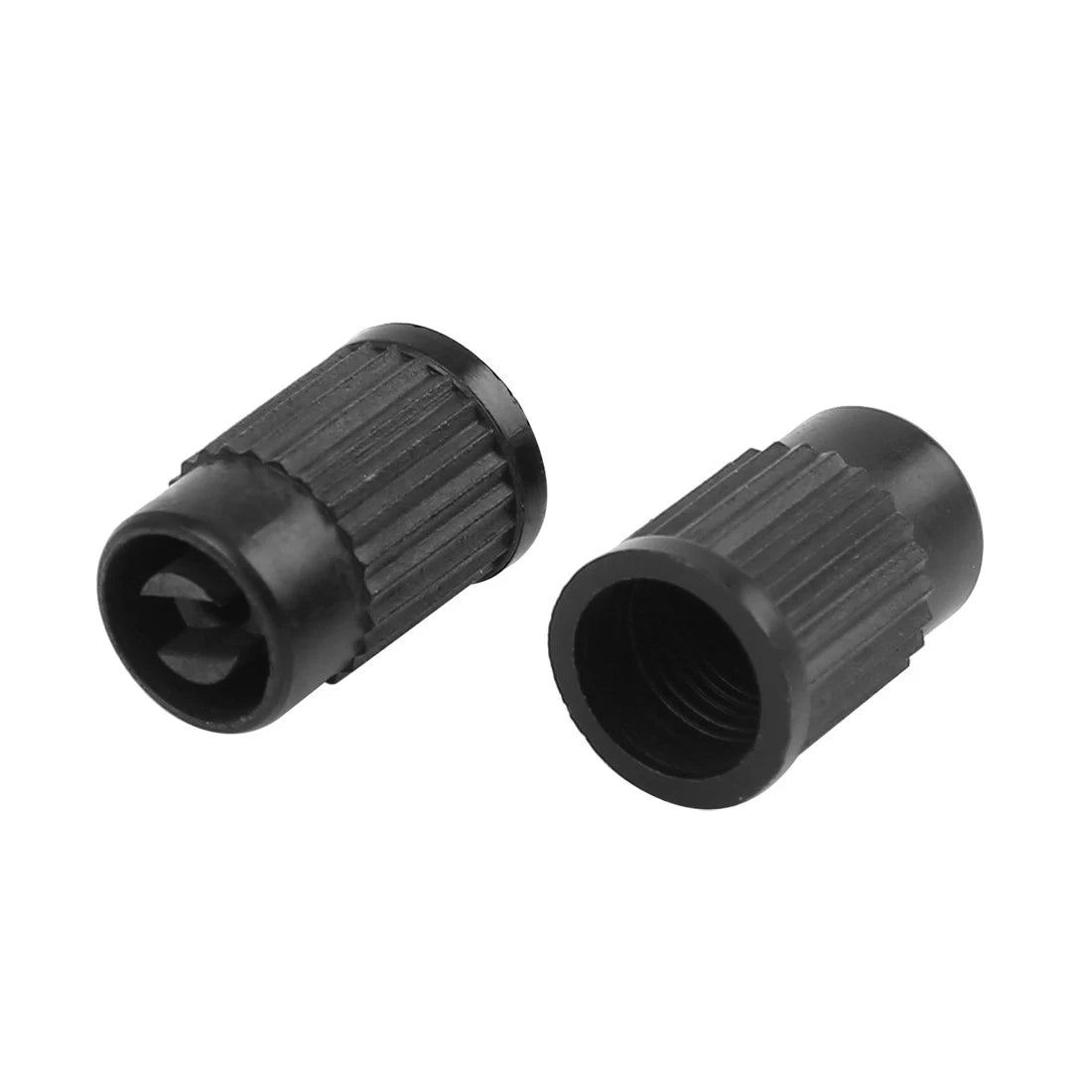 16pcs Black Plastic Universal Tire Valve Stem Cap Cover for Motorcycle Bike Car