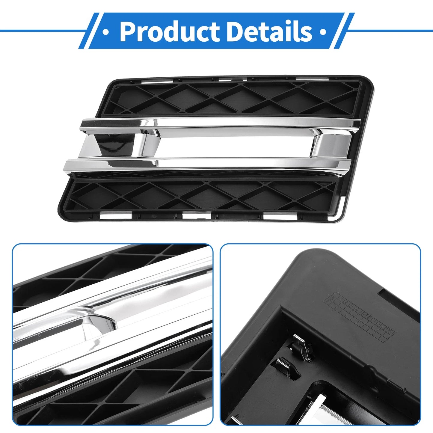 Front Left Fog Light Grill for Mercedes-Benz GLK-Class (2008-2015)