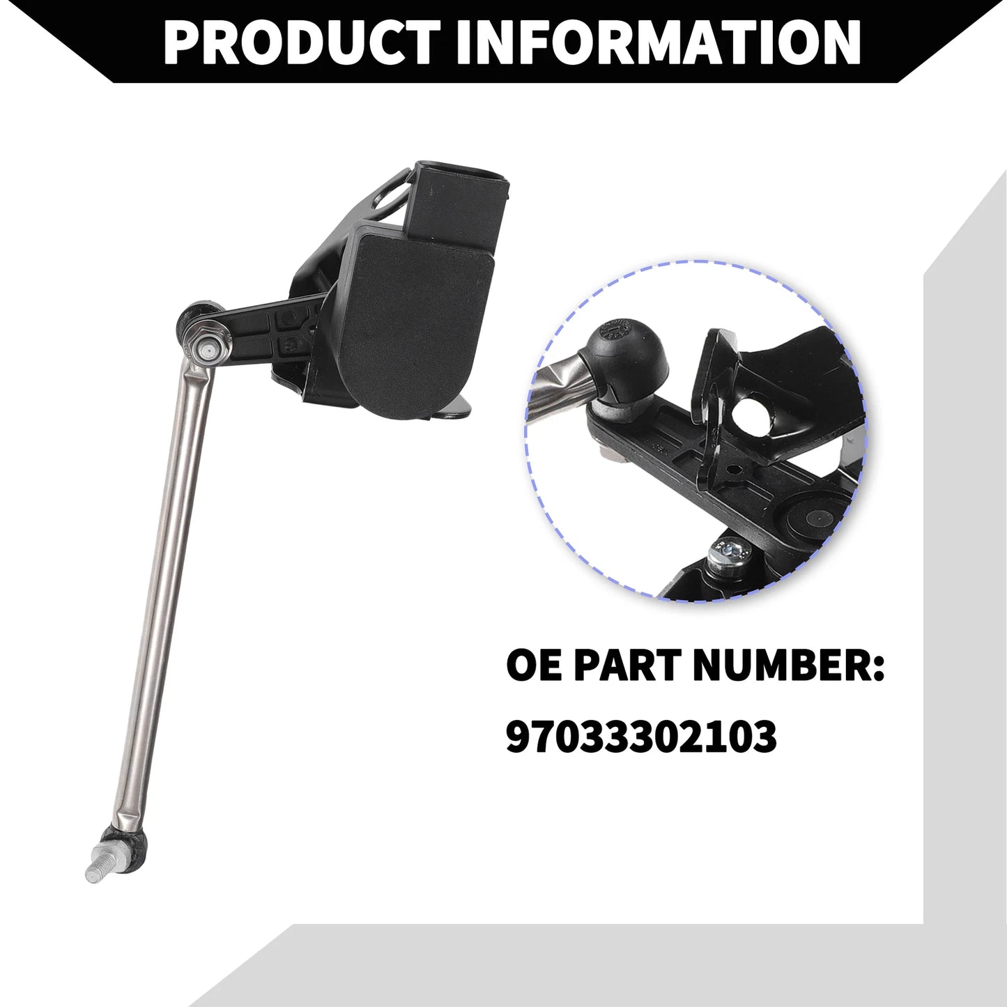 Suspension Ride Height Level Sensor for Porsche