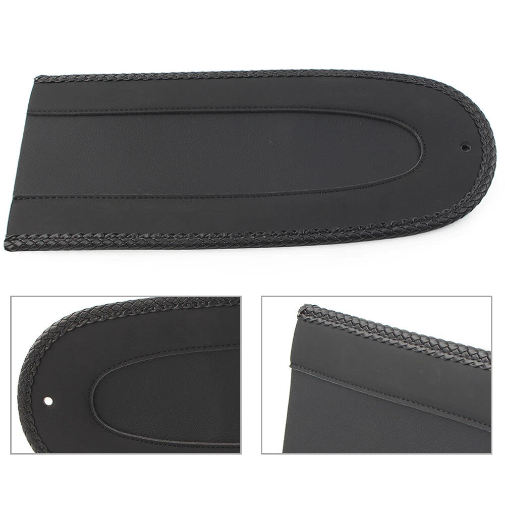 Black Rear Fender Bib Solo Seat for Harley Softail Fat Bob Deluxe (2018-2023)