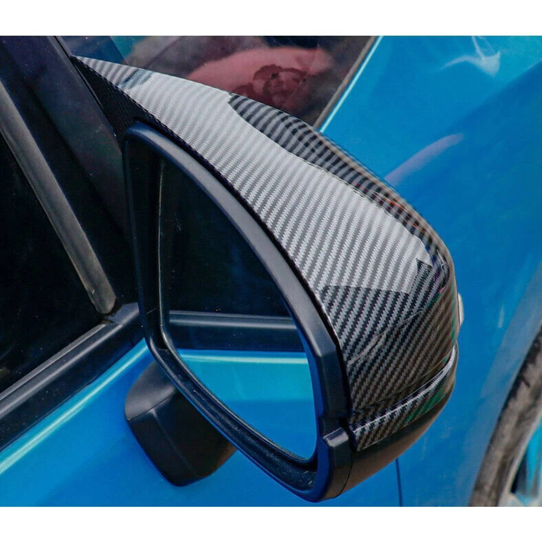 Carbon Fiber Style Side Mirror Covers for Honda Fit (2014-2020)