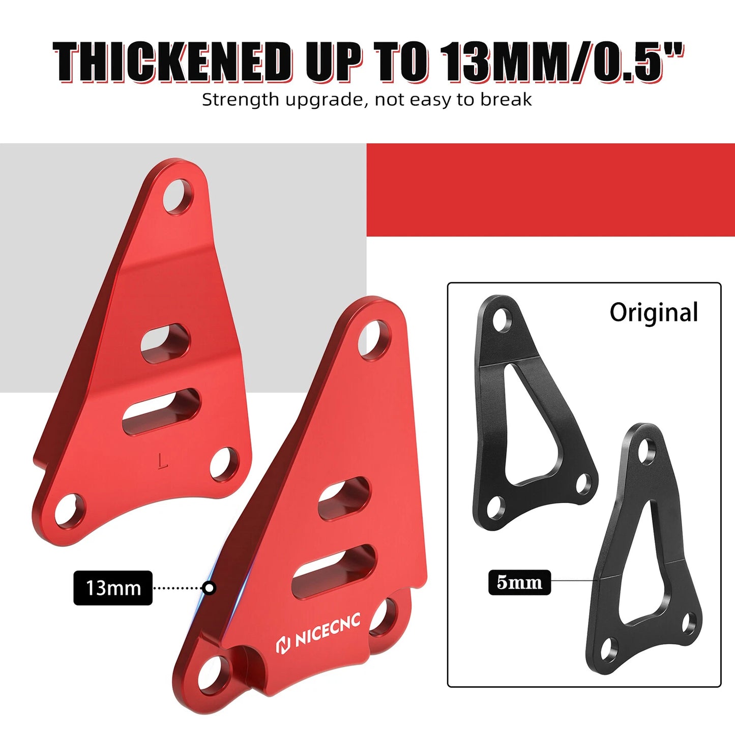 3 x Engine Stay Mount Brackets for Yamaha YFZ450R (2009-2025)